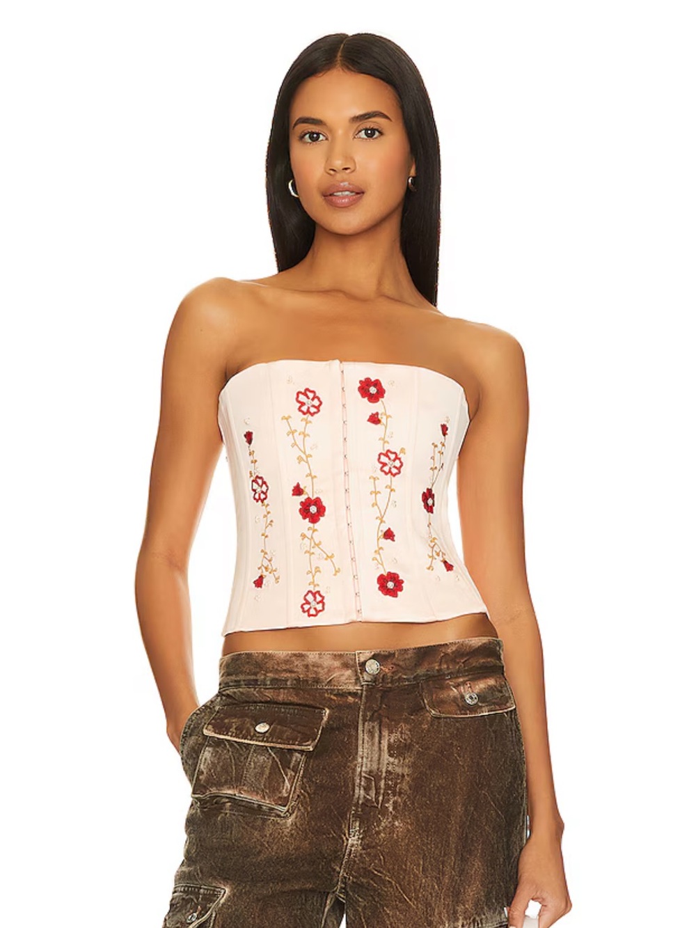 GUIZIO Meadows Corset in Ballet Slipper